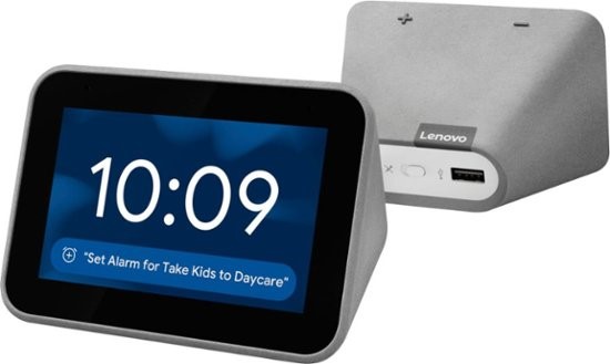 A Lenovo Smart Clock iwth Google Assistant